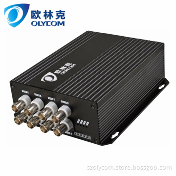 8 Channel Video, FC Connector, Single Fiber, Video Optical Converter for CCTV Camera